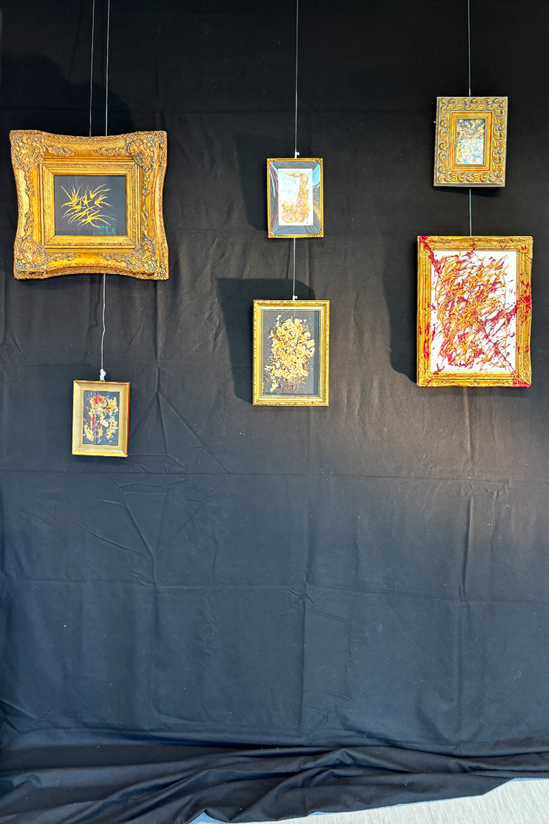 Stefan Zinkgraf Malerei verschiedene Gold-Motive 