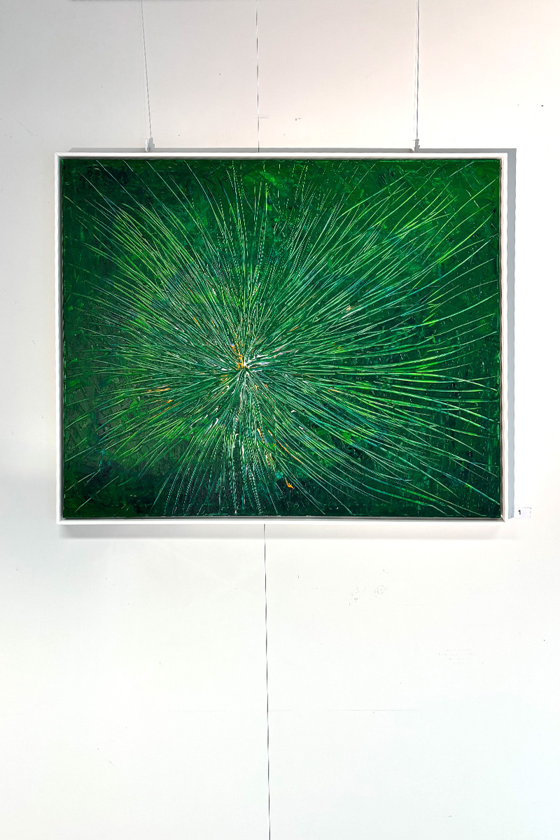 Stefan Zinkgraf Malerei unknown Galaxy green
