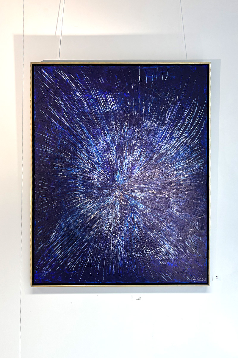 Stefan Zinkgraf Malerei unknown Galaxy blue