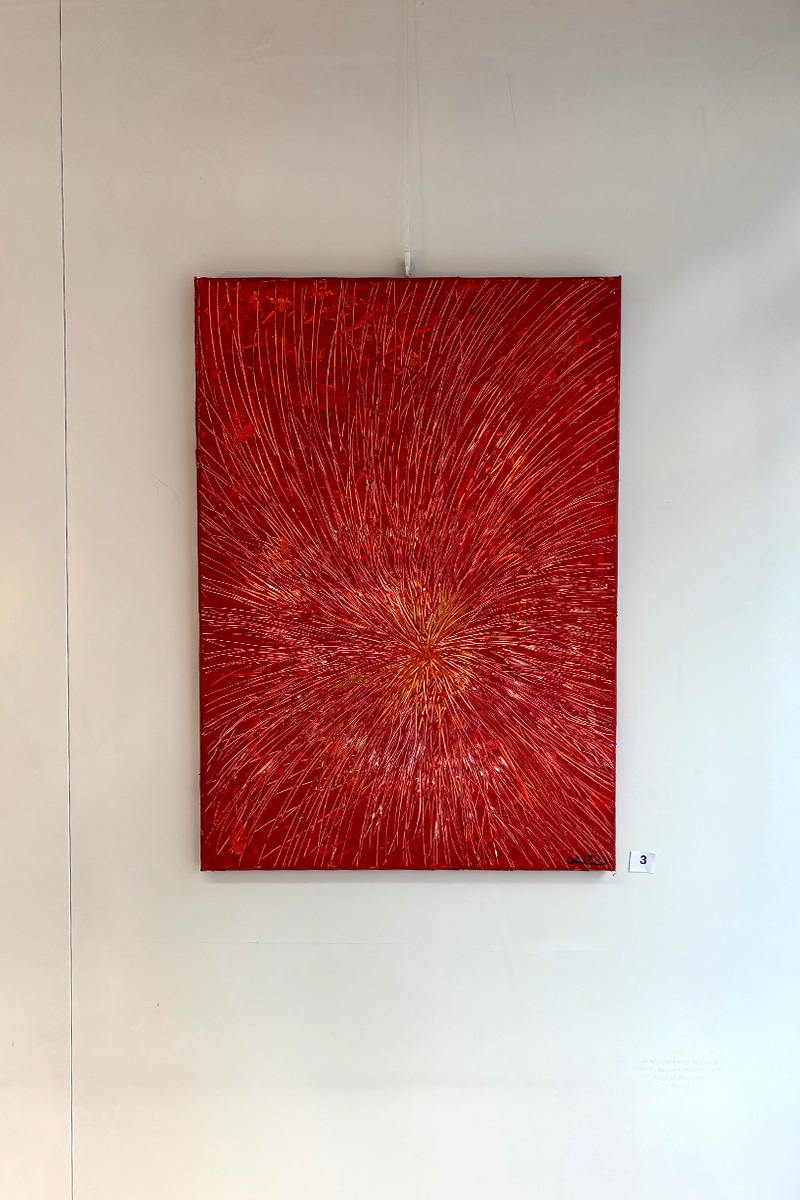 Stefan Zinkgraf Malerei unknown Galaxy red 1 